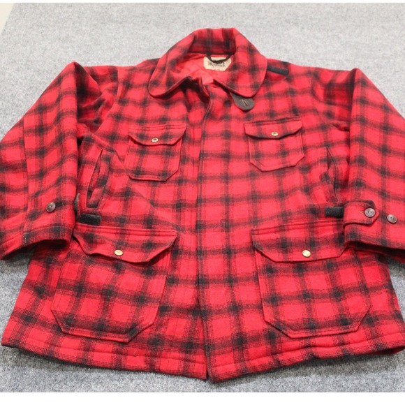 Woolrich Vintage Mackinaw  Wool Cruiser Jacket Size 46 - Picture 2 of 16